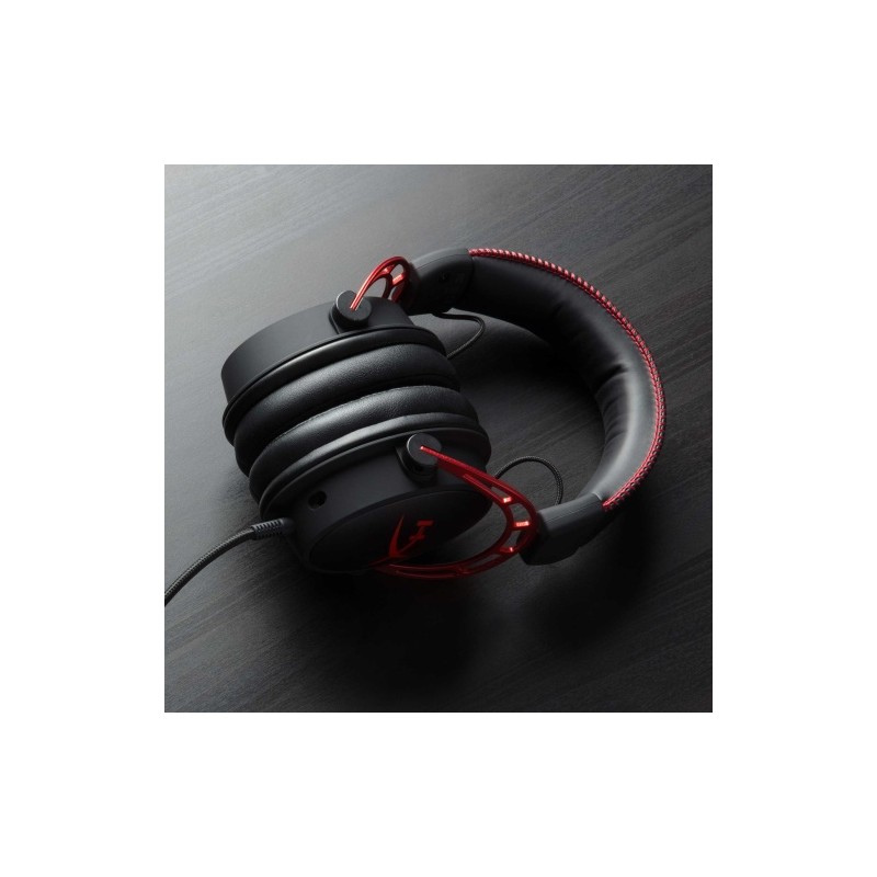 HyperX Cloud Alpha Laidinės žaidimų ausinės 3.5 mm jack, Black-Red
