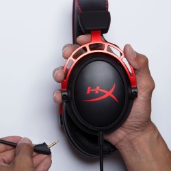 HyperX Cloud Alpha Laidinės žaidimų ausinės 3.5 mm jack, Black-Red