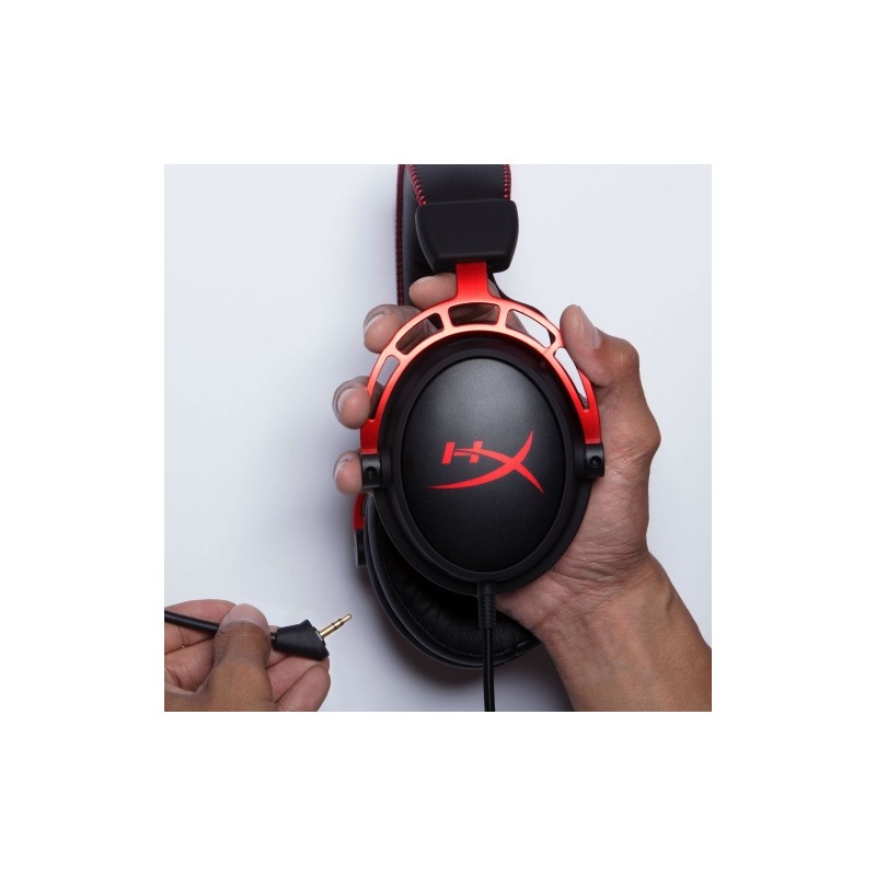 HyperX Cloud Alpha Laidinės žaidimų ausinės 3.5 mm jack, Black-Red