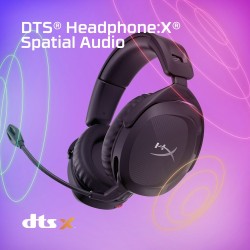 HyperX Cloud Stinger 2 Belaidės žaidimų ausinės, Juoda