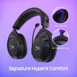 HyperX Cloud Stinger 2 Belaidės žaidimų ausinės, Juoda