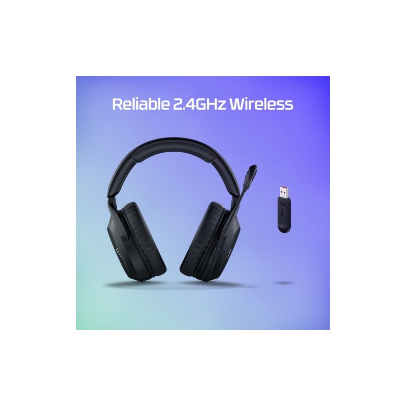 HyperX Cloud Stinger 2 Belaidės žaidimų ausinės, Juoda