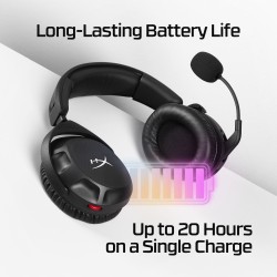 HyperX Cloud Stinger 2 Belaidės žaidimų ausinės, Juoda