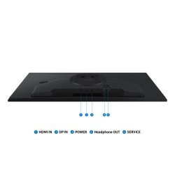Samsung Odyssey G5 G50F Monitorius 32'' IPS QHD 2560x1440, 1 ms, 300 cd/m2, 180 Hz, Juoda