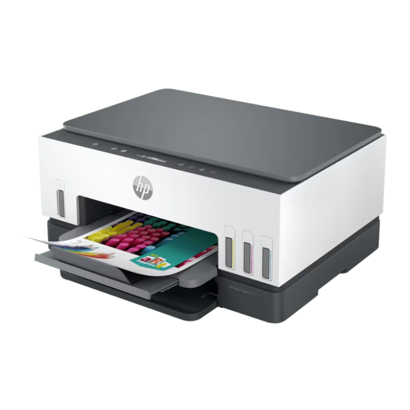 HP Smart Tank 670 AiO Spausdintuvas rašalinis spalvotas MFP A4 12 ppm USB Wi-Fi Bluetooth (SPEC)