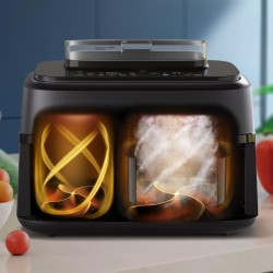 Philips 5000 Series NA551/00 Karšto oro gruzdintuvė 9 L 2750 W, Juoda/Sidabrinė