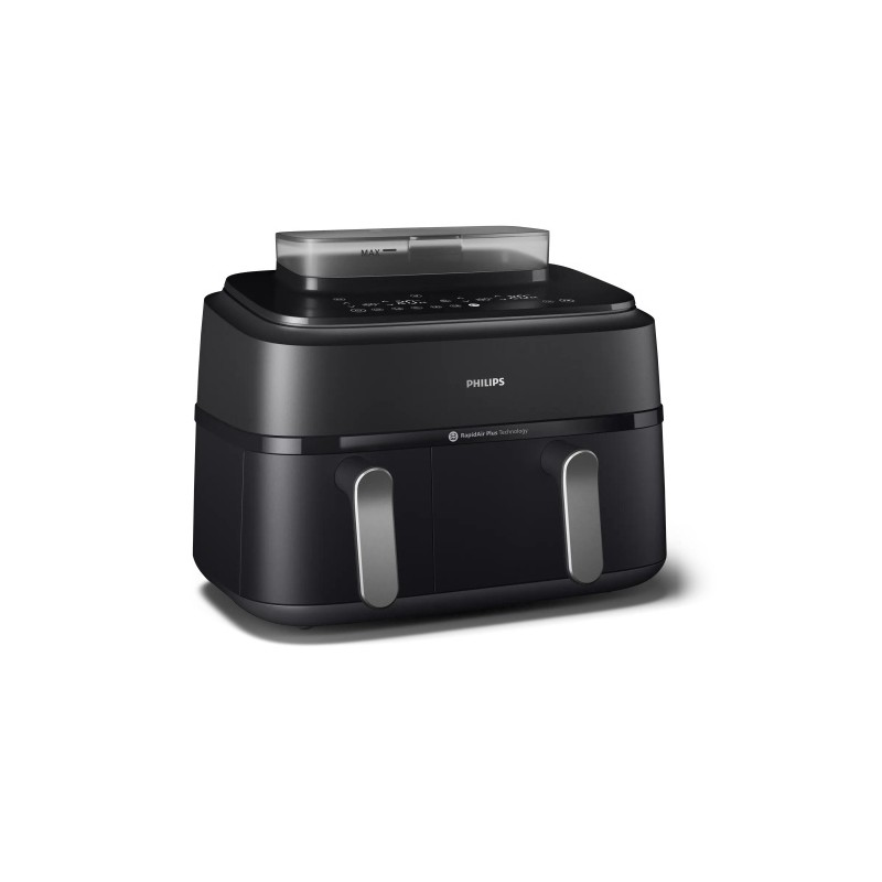 Philips 5000 Series NA551/00 Karšto oro gruzdintuvė 9 L 2750 W, Juoda/Sidabrinė