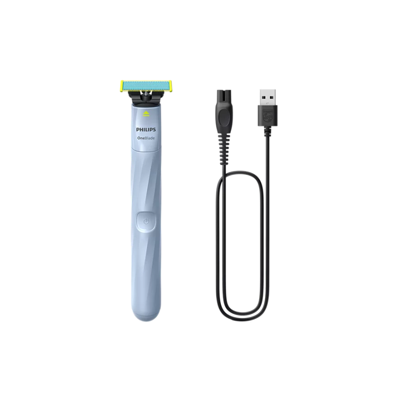 Philips OneBlade 1st Shave QP1324/20 Plaukų skustuvas, Sky Blue