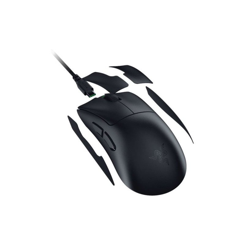 Razer DeathAdder V4 Pro Belaidė žaidimų pelė RF Wireless + USB-A, 45000 DPI, Juoda