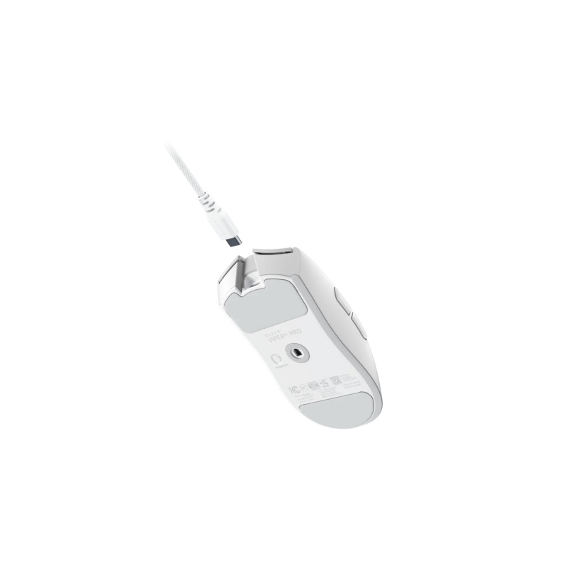 Razer Viper V4 Pro Belaidė žaidimų pelė RF Wireless, 50000 DPI, Balta
