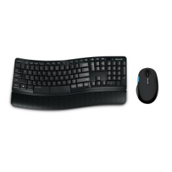 Klaviatūra belaidė Microsoft Wireless Sculpt Comfort Desktop (EN-RU) (L3V-00017), juoda