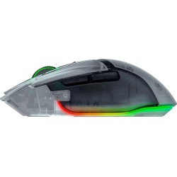 Razer Basilisk V3 Pro 35K Belaidė žaidimų pelė RF Wireless+Bluetooth+USB-A 35000 DPI, Phantom White