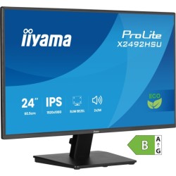 iiyama ProLite X2492HSU-B1 Monitorius 24'' IPS, FHD 1920x1080, 3 ms, 300 cd/m2, 120 Hz, Juoda