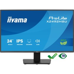 iiyama ProLite X2492HSU-B1 Monitorius 24'' IPS, FHD 1920x1080, 3 ms, 300 cd/m2, 120 Hz, Juoda
