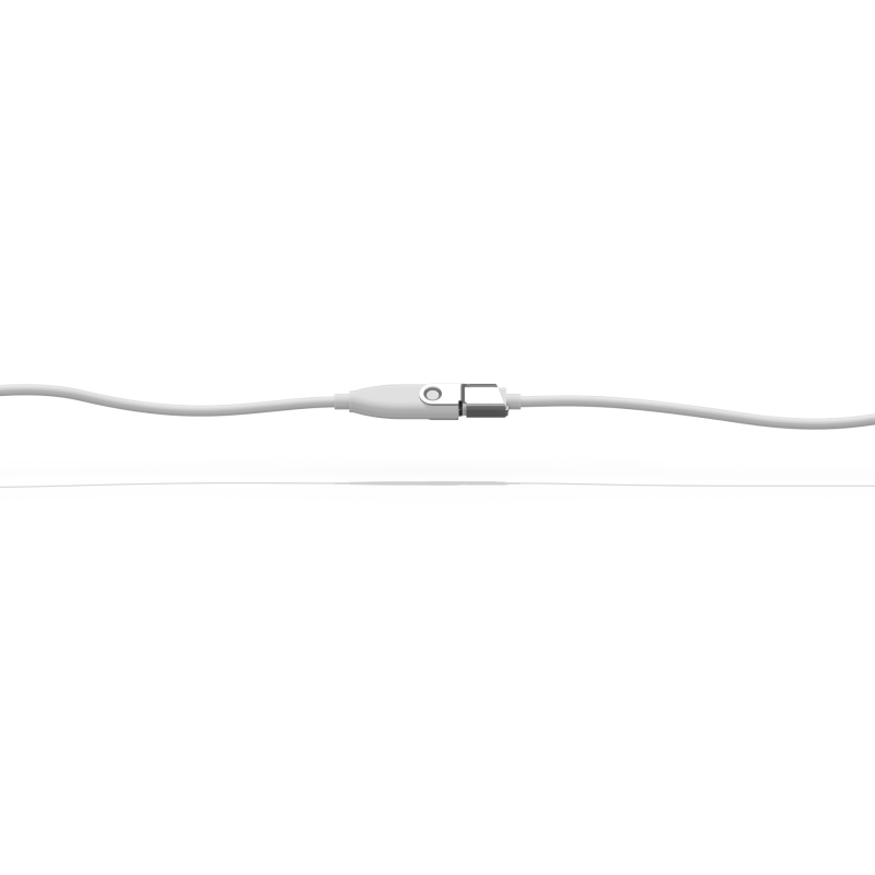 Logitech Rally Mic Pod Extension Cable, 10 m, White