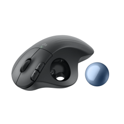 Logitech ERGO M575 Wireless Trackball for Business Belaidė pelė RF Wireless+BT, 2000 DPI, Graphite