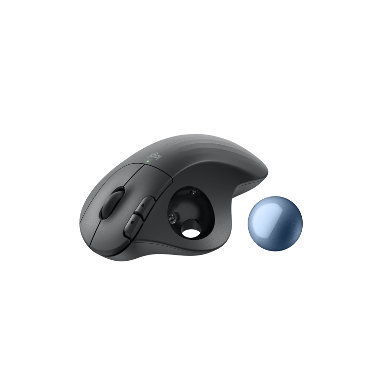 Logitech ERGO M575 Wireless Trackball for Business Belaidė pelė RF Wireless+BT, 2000 DPI, Graphite