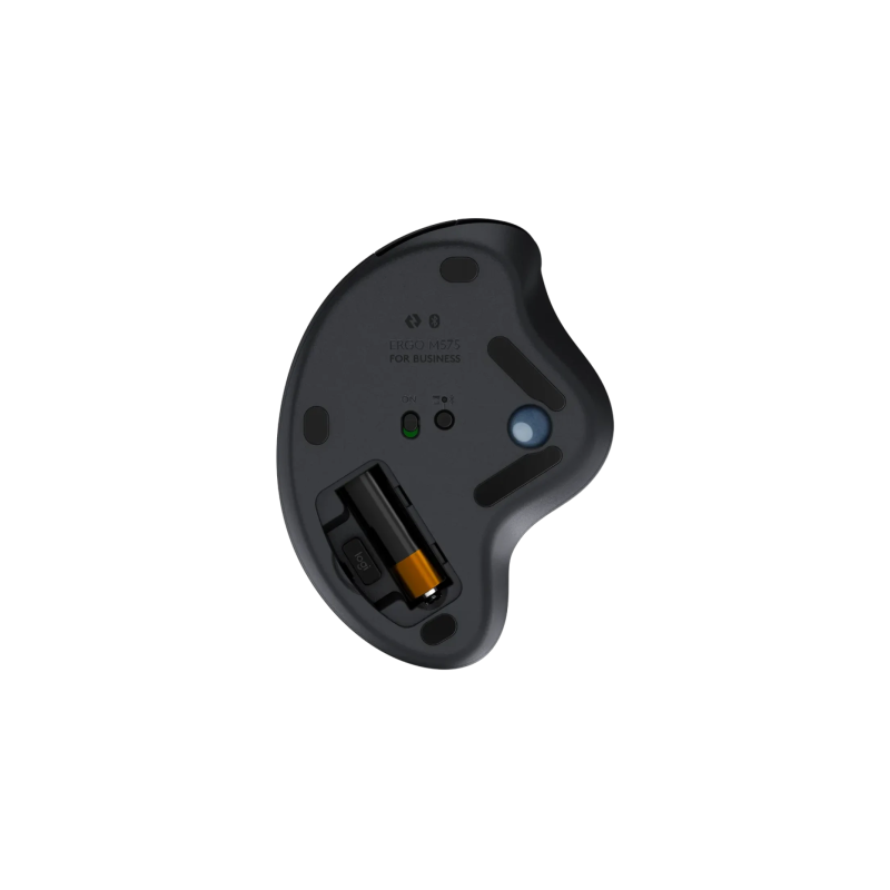 Logitech ERGO M575 Wireless Trackball for Business Belaidė pelė RF Wireless+BT, 2000 DPI, Graphite