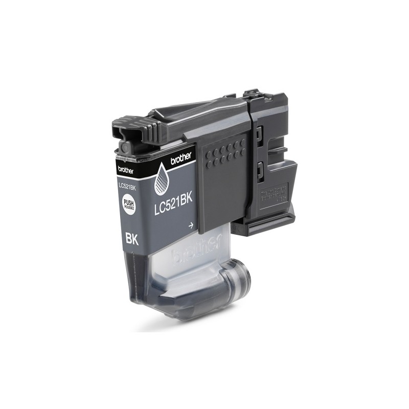 Brother LC-521BK (LC521BK) Rašalinė kasetė, Juoda