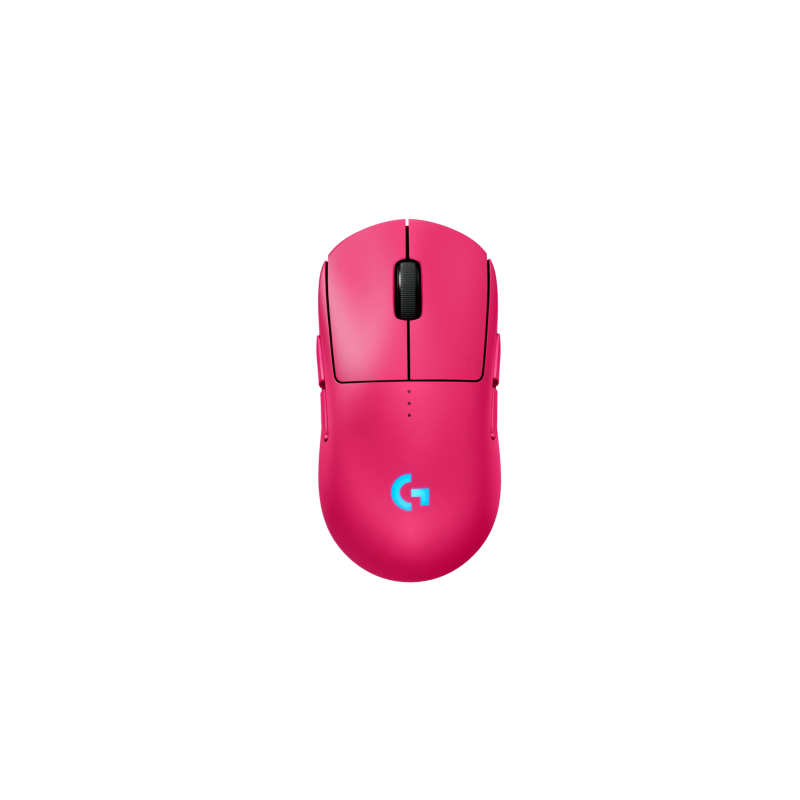 Logitech G Pro 2 Lightspeed Belaidė žaidimų pelė RF Wireless 44000 DPI, Magenta
