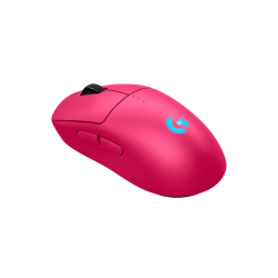 Logitech G Pro 2 Lightspeed Belaidė žaidimų pelė RF Wireless 44000 DPI, Magenta
