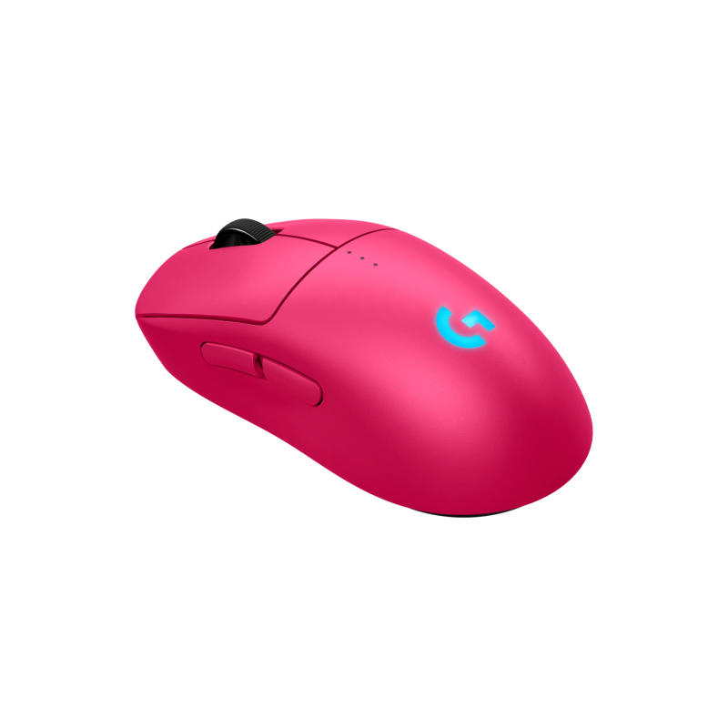 Logitech G Pro 2 Lightspeed Belaidė žaidimų pelė RF Wireless 44000 DPI, Magenta