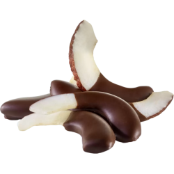 Tropicks Džiovinti kokosai su juoduoju šokoladu 100 g
