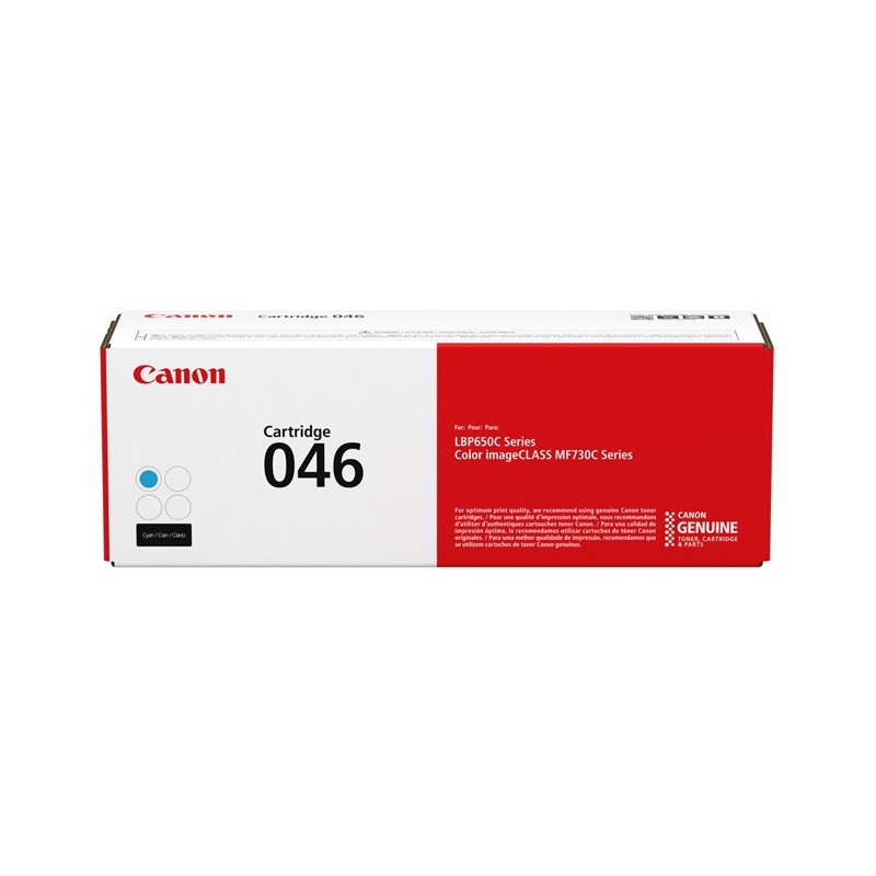 Canon CRG 046 (1249C002), žydra kasetė lazeriniams spausdintuvams, 2300 psl. (SPEC)