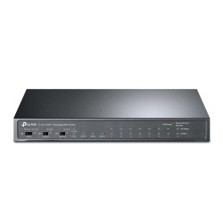 TP-Link 8-Port 10/100Mbps + 3-Port Gigabit Desktop Šakotuvas su 8-Port PoE+