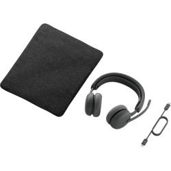 Logitech Zone Wireless 2 ES for Business MS Teams Belaidės ausinės, Bluetooth, Graphite