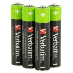 Verbatim 49514 Įkraunamos baterijos NiMH AAA HR03 950mAh (4 vnt pakuotėje)