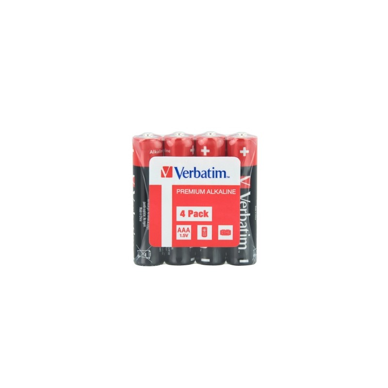 Verbatim 49500 Alkaline baterijos AAA LR03 (4 vnt pakuotėje)