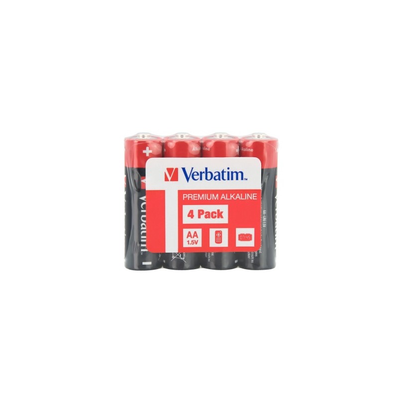 Verbatim 49501 Alkaline baterijos AA LR6 (4 vnt pakuotėje)