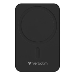 Verbatim 32223 Charge 'n' Go Essentials Magnetic Wireless Išorinė baterija Power Bank 20000mAh Juoda