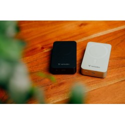 Verbatim 32223 Charge 'n' Go Essentials Magnetic Wireless Išorinė baterija Power Bank 20000mAh Juoda