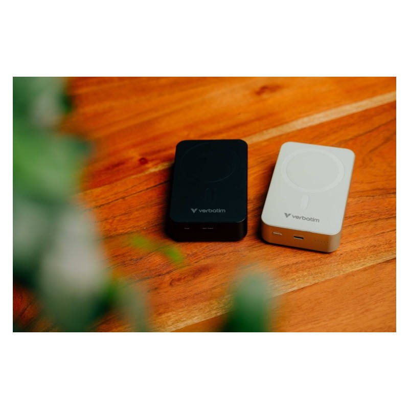 Verbatim 32223 Charge 'n' Go Essentials Magnetic Wireless Išorinė baterija Power Bank 20000mAh Juoda