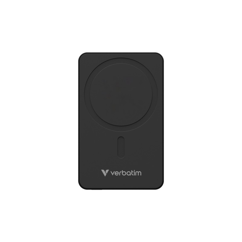 Verbatim 32227 Charge 'n' Go Essentials Magnetic Wireless Išorinė baterija Power Bank 10000mAh Juoda