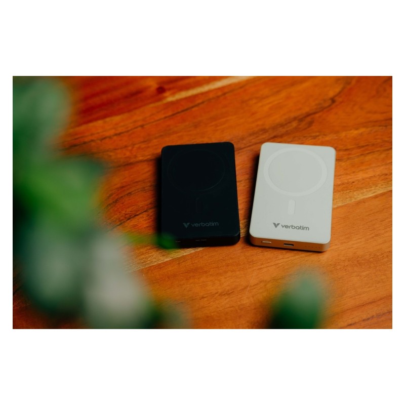 Verbatim 32227 Charge 'n' Go Essentials Magnetic Wireless Išorinė baterija Power Bank 10000mAh Juoda