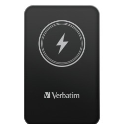 Verbatim 32240 Charge 'n' Go Magnetic Wireless Išorinė baterija (Power Bank) 5000mAh, Juoda