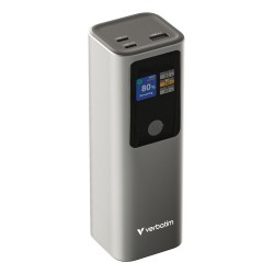 Verbatim 32269 Charge 'n' Go Išorinė baterija (Power Bank) 27000mAh 183W, USB-C, USB-A, Pilka