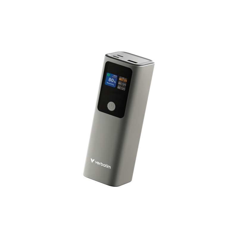 Verbatim 32269 Charge 'n' Go Išorinė baterija (Power Bank) 27000mAh 183W, USB-C, USB-A, Pilka