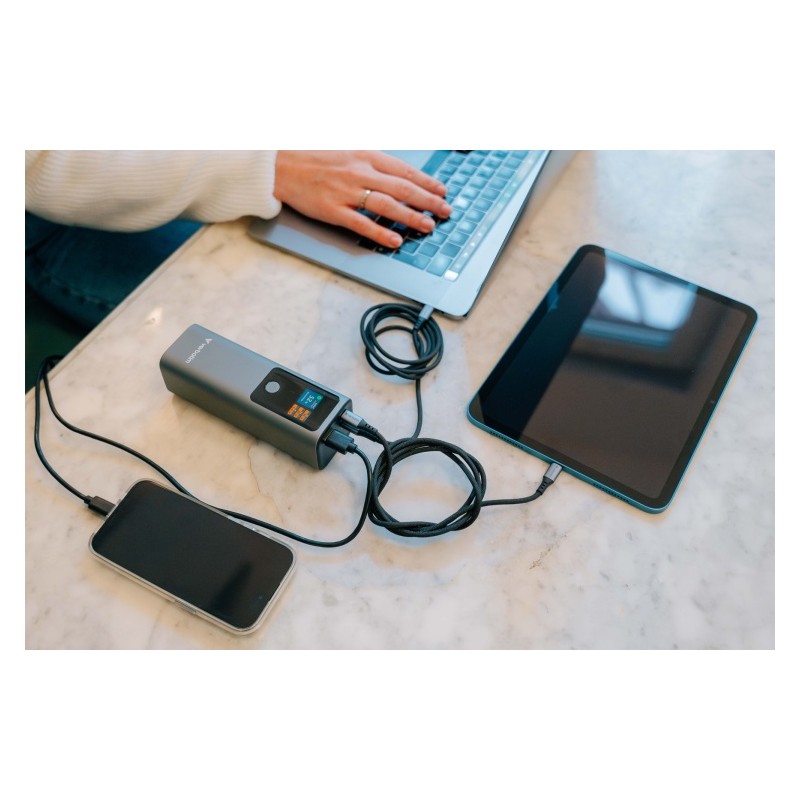 Verbatim 32269 Charge 'n' Go Išorinė baterija (Power Bank) 27000mAh 183W, USB-C, USB-A, Pilka