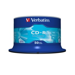 Verbatim 43351 CD-R 700MB 52X Extra Protection Surface diskai (50 vnt pakuotėje)