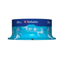 Verbatim 43432 CD-R 700MB 52X Extra Protection Surface diskai (25 vnt pakuotėje)