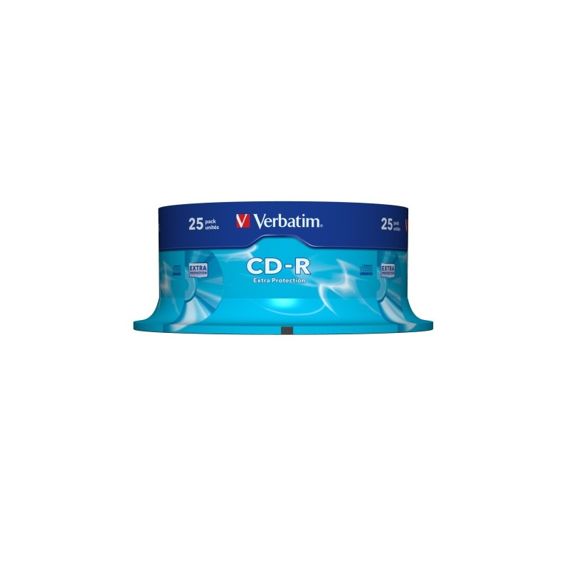 Verbatim 43432 CD-R 700MB 52X Extra Protection Surface diskai (25 vnt pakuotėje)