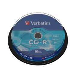 Verbatim 43437 CD-R 700MB 52X Extra Protection Surface diskai (10 vnt pakuotėje)