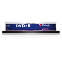 Verbatim 43498 DVD+R AZO 4.7GB 16X Matt Silver Surface diskai (10 vnt pakuotėje)