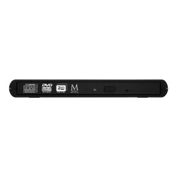 Verbatim 98938 External Slimline CD/DVD Writer Išorinis optinis įrenginys, USB-A, Juoda