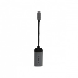Verbatim 49143 USB-C į HDMI 4K Adapteris, USB 3.1 GEN 1, HDMI 4K (60Hz), 10 cm kabelis, Pilka/Juoda