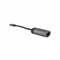 Verbatim 49146 USB-C to Gigabit Ethernet Adapteris, USB 3.1 GEN 1, Gigabit Ethernet, Pilka/Juoda
